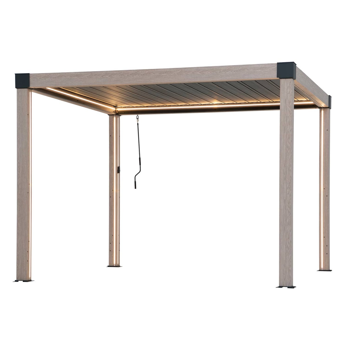 Pavėsinė_su_lamelių_stogu