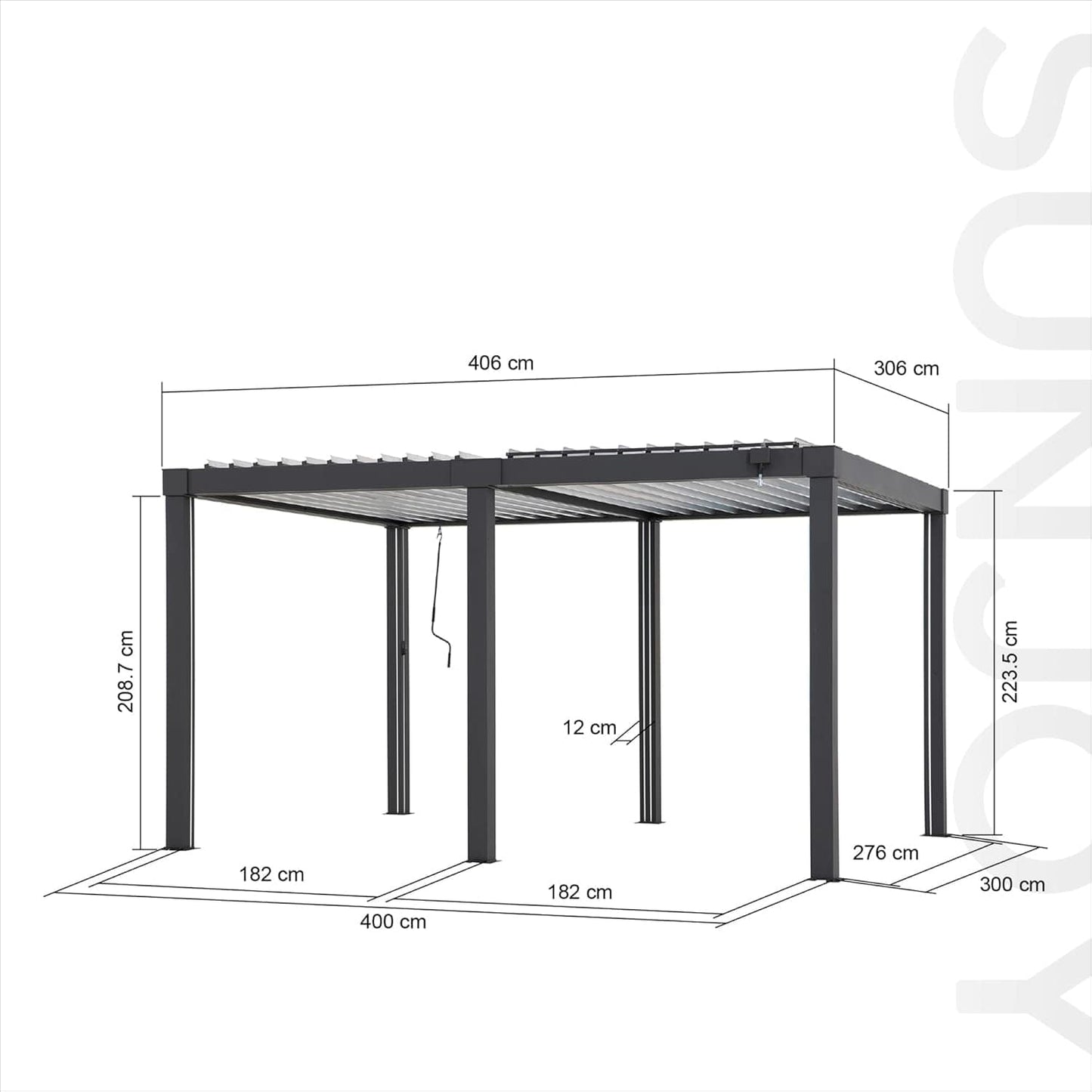 Pergola_pavesine_pilka