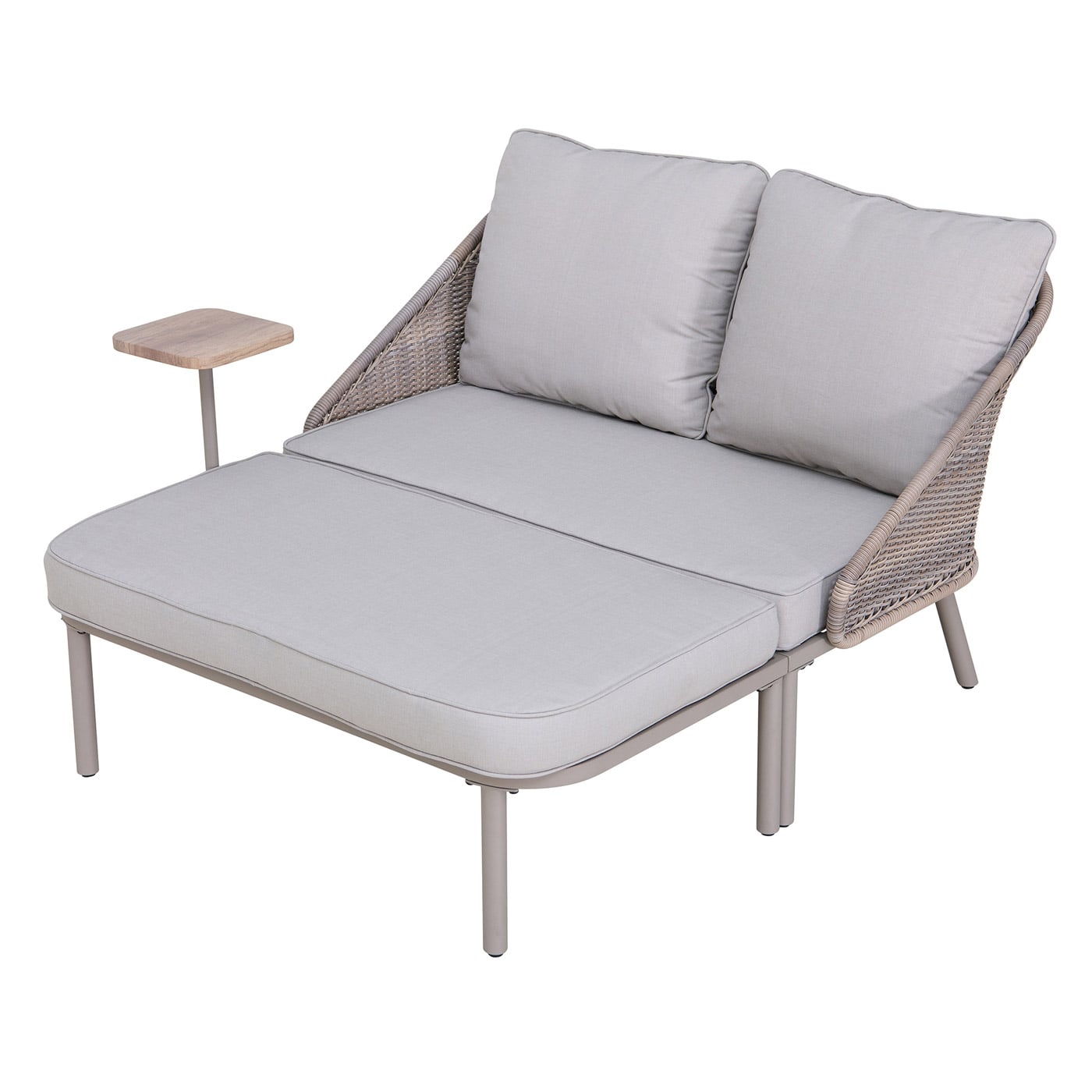 Pilka sofa - gultas