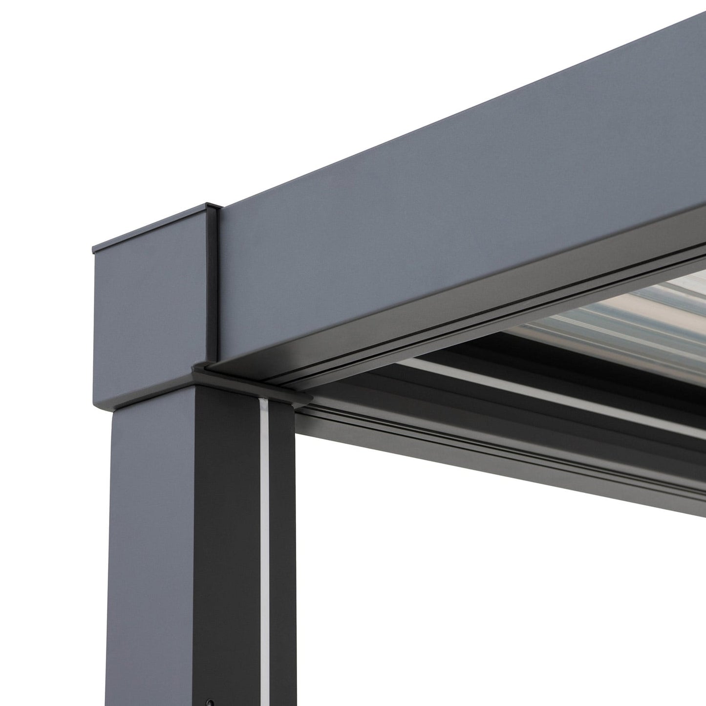 Pergola pilkos spalvos