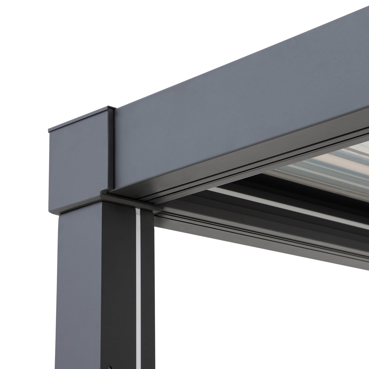 Pergola pilkos spalvos