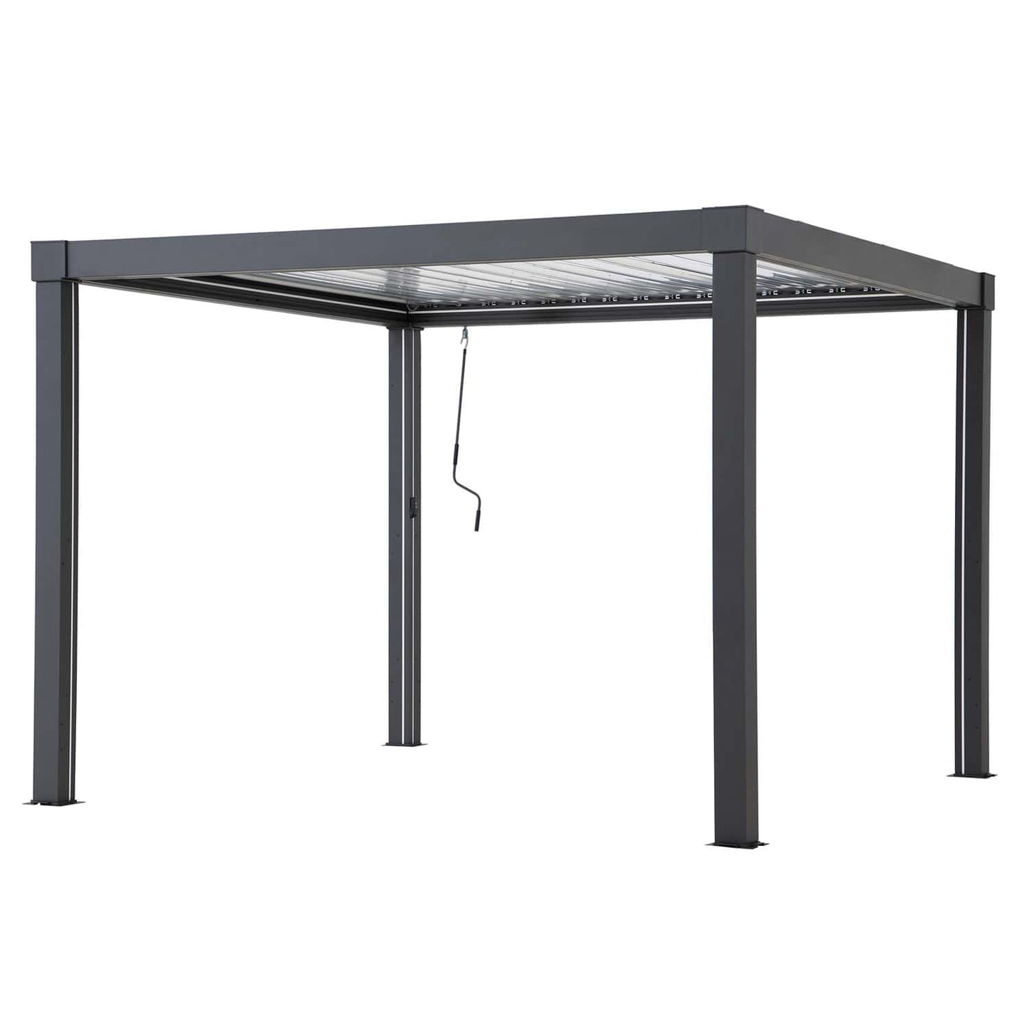 Pergola pilkos spalvos