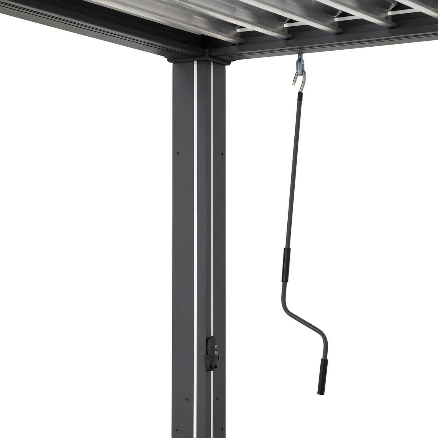 Pergola pilkos spalvos