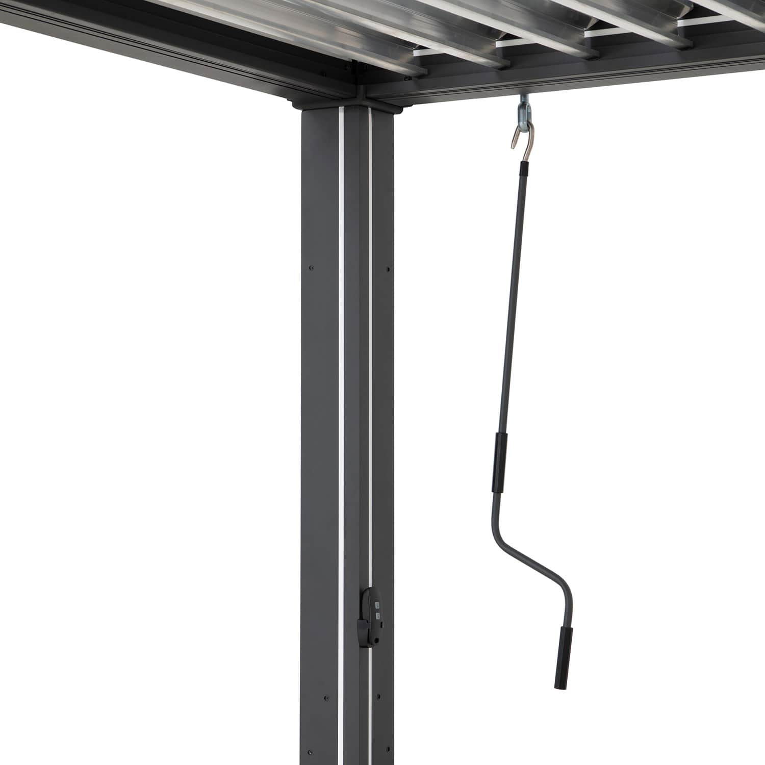 Pergola pilkos spalvos