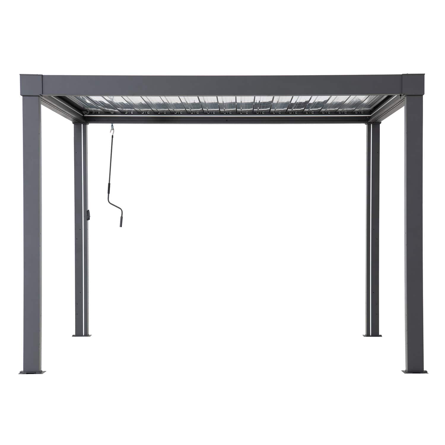 Pergola pilkos spalvos